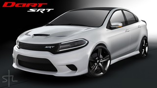The Dodge Dart SRT Should Look Like This Baby Hellcat Render